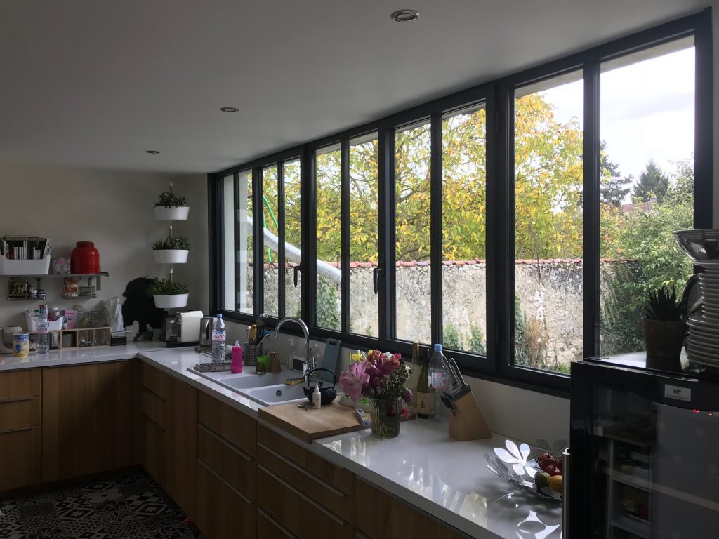 fenetre-alu-cuisine-mvs-maison - Miroiterie - Verres & Structures