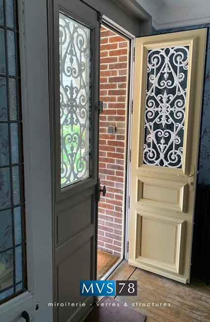 Porte d'entrée réalisation MVS78